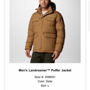 Columbia NWT Men’s Landroamer Puffer Jacket Insulated -size L